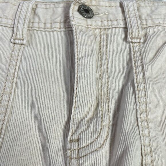 Gap Jeans High Waisted Beige Corduroy Mini Skirt, Size 10 - Picture 6 of 8